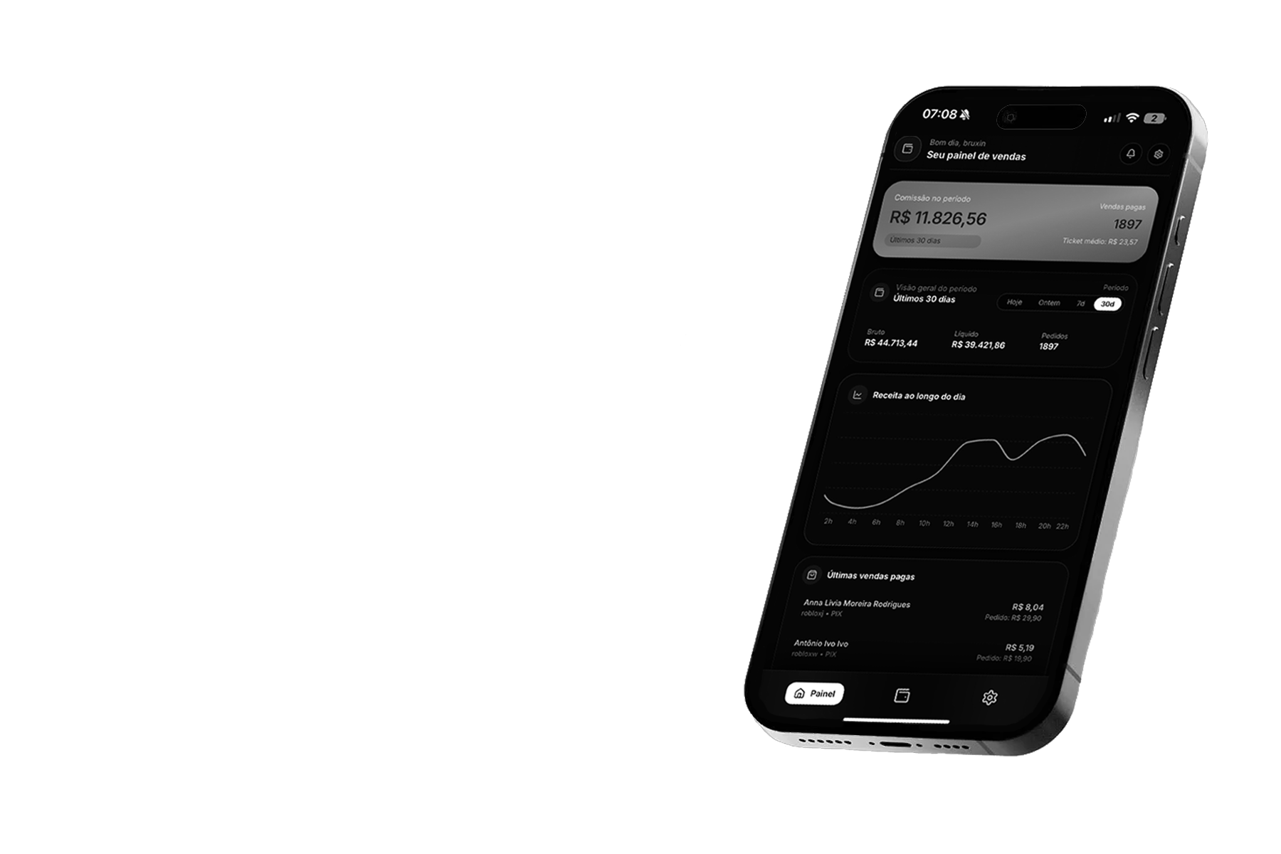 App mobile EQP Dashboard